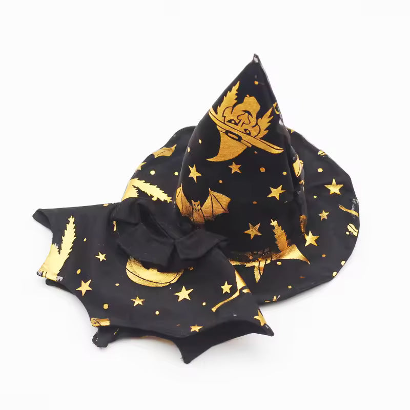 Only Doll Clothes 17cm For Labubuv1v2v3 Doll Clothes Suitable For Labubu Halloween Party Witch Hat Doll Accessories Holiday Gift