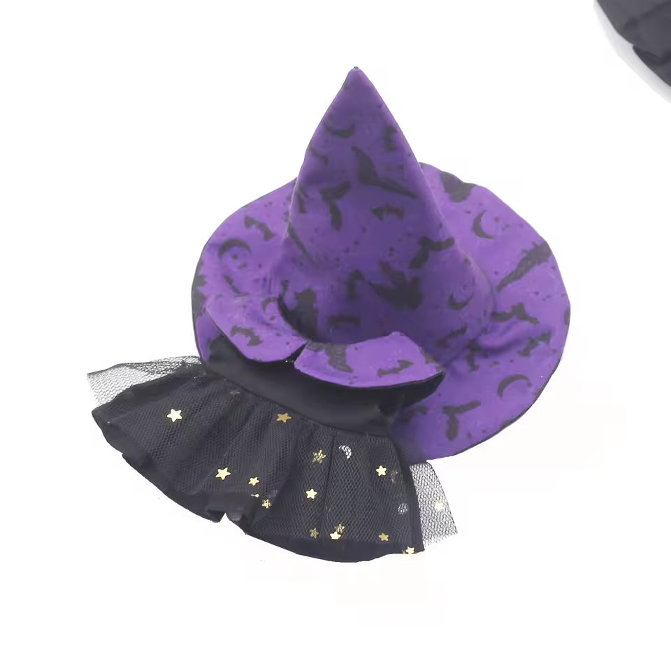 Only Doll Clothes 17cm For Labubuv1v2v3 Doll Clothes Suitable For Labubu Halloween Party Witch Hat Doll Accessories Holiday Gift