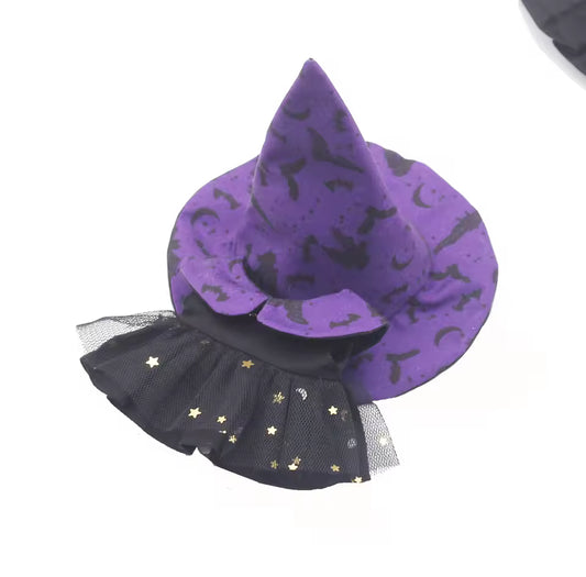 Only Doll Clothes 17cm For Labubuv1v2v3 Doll Clothes Suitable For Labubu Halloween Party Witch Hat Doll Accessories Holiday Gift